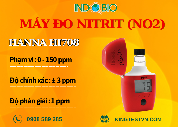 Máy đo nitrit trong nước Hanna HI708